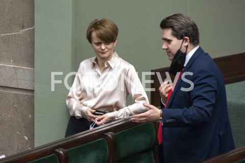 07.05.2020 WARSZAWA SEJM<br />
POSIEDZENIE SEJMU<br />
N/Z JADWIGA EMILEWICZ DANIEL MILEWSKI<br />
 