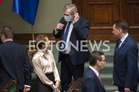  07.05.2020 WARSZAWA SEJM<br />
POSIEDZENIE SEJMU<br />
N/Z JADWIGA EMILEWICZ PIOTR GLINSKI MARIUSZ BLASZCZAK<br />
 