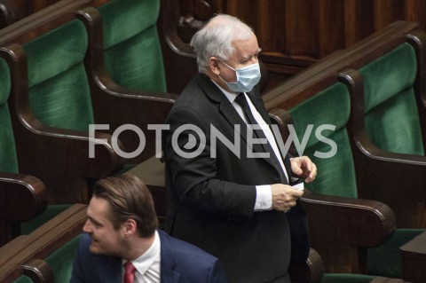  07.05.2020 WARSZAWA SEJM<br />
POSIEDZENIE SEJMU<br />
N/Z JAROSLAW KACZYNSKI<br />
 