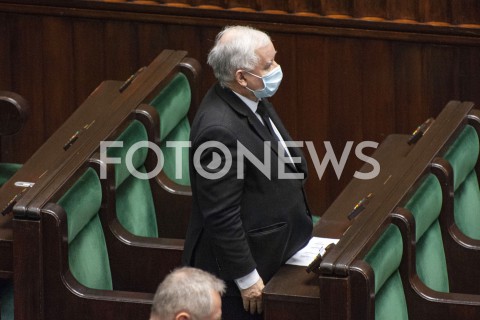  07.05.2020 WARSZAWA SEJM<br />
POSIEDZENIE SEJMU<br />
N/Z JAROSLAW KACZYNSKI<br />
 