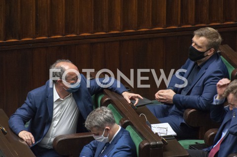  07.05.2020 WARSZAWA SEJM<br />
POSIEDZENIE SEJMU<br />
N/Z WLODZIMIERZ CZARZASTY ADRIAN ZANDBERG<br />
 