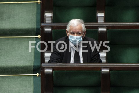  07.05.2020 WARSZAWA SEJM<br />
POSIEDZENIE SEJMU<br />
N/Z JAROSLAW KACZYNSKI<br />
 
