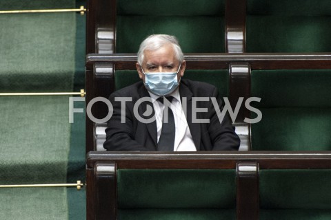  07.05.2020 WARSZAWA SEJM<br />
POSIEDZENIE SEJMU<br />
N/Z JAROSLAW KACZYNSKI<br />
 