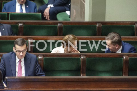  07.05.2020 WARSZAWA SEJM<br />
POSIEDZENIE SEJMU<br />
N/Z PREMIER MATEUSZ MORAWIECKI JADWIGA EMILEWICZ LUKASZ SCHREIBER<br />
 