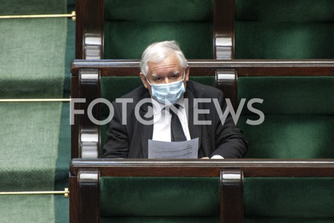  07.05.2020 WARSZAWA SEJM<br />
POSIEDZENIE SEJMU<br />
N/Z JAROSLAW KACZYNSKI<br />
 