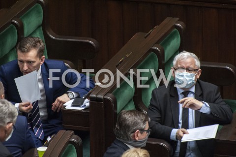  12.05.2020 WARSZAWA SEJM<br />
POSIEDZENIE SEJMU<br />
N/Z JAROSLAW KACZYNSKI LUKASZ SCHREIBER<br />
 