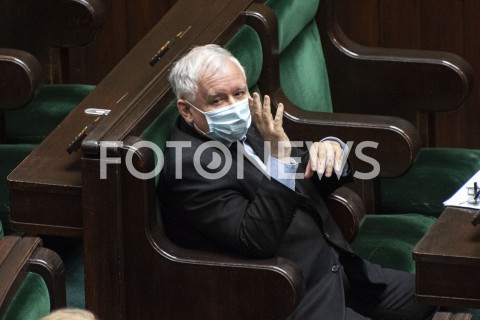  12.05.2020 WARSZAWA SEJM<br />
POSIEDZENIE SEJMU<br />
N/Z JAROSLAW KACZYNSKI GLOSOWANIE<br />
 