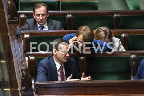  12.05.2020 WARSZAWA SEJM<br />
POSIEDZENIE SEJMU<br />
N/Z JADWIGA EMILEWICZ PREMIER MATEUSZ MORAWIECKI MARIUSZ KAMINSKI<br />
 