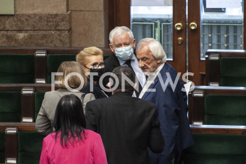  12.05.2020 WARSZAWA SEJM<br />
POSIEDZENIE SEJMU<br />
N/Z JAROSLAW KACZYNSKI MALGORZATA GOSIEWSKA RYSZARD TERLECKI<br />
 