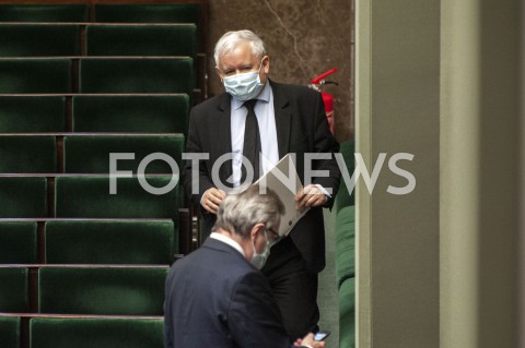  12.05.2020 WARSZAWA SEJM<br />
POSIEDZENIE SEJMU<br />
N/Z JAROSLAW KACZYNSKI<br />
 