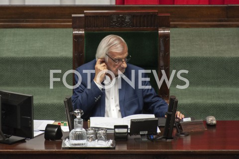  27.05.2020 WARSZAWA SEJM<br />
POSIEDZENIE SEJMU<br />
N/Z RYSZARD TERLECKI<br />
 