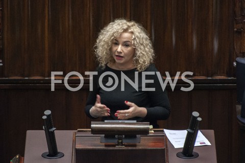  27.05.2020 WARSZAWA SEJM<br />
POSIEDZENIE SEJMU<br />
N/Z KATARZYNA KOTULA<br />
 