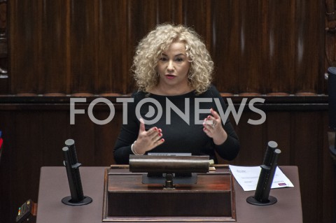  27.05.2020 WARSZAWA SEJM<br />
POSIEDZENIE SEJMU<br />
N/Z KATARZYNA KOTULA<br />
 