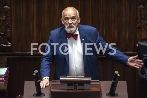  27.05.2020 WARSZAWA SEJM<br />
POSIEDZENIE SEJMU<br />
N/Z JANUSZ KORWIN MIKKE<br />
 