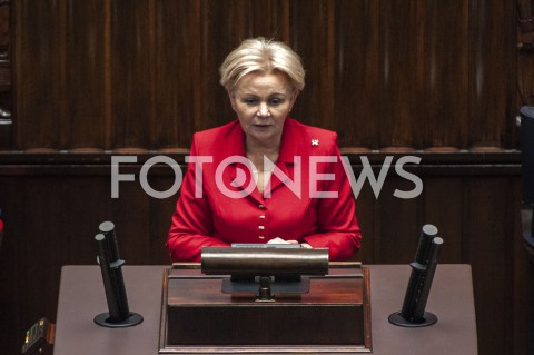  27.05.2020 WARSZAWA SEJM<br />
POSIEDZENIE SEJMU<br />
N/Z KRYSTYNA SKOWRONSKA<br />
 