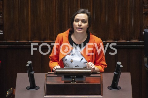  27.05.2020 WARSZAWA SEJM<br />
POSIEDZENIE SEJMU<br />
N/Z KLAUDIA JACHIRA<br />
 