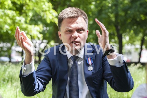  01.06.2020 WARSZAWA<br />
SPOTKANIE SZYMONA HOLOWNI Z DZIECMI<br />
N/Z SZYMON HOLOWNIA<br />
 