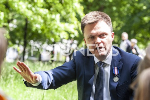  01.06.2020 WARSZAWA<br />
SPOTKANIE SZYMONA HOLOWNI Z DZIECMI<br />
N/Z SZYMON HOLOWNIA<br />
 