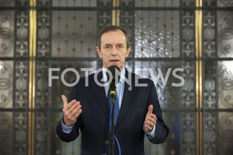  01.06.2020 WARSZAWA<br />
KONFERENCJA MARSZALKA SENATU<br />
N/Z TOMASZ GRODZKI<br />
 