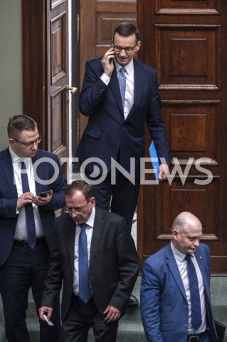  02.06.2020 WARSZAWA SEJM<br />
POSIEDZENIE SEJMU<br />
N/Z PREMIER MATEUSZ MORAWIECKI KRZYSZTOF KUBOW LUKASZ KAMINSKI WALDEMAR ANDZEL<br />
 