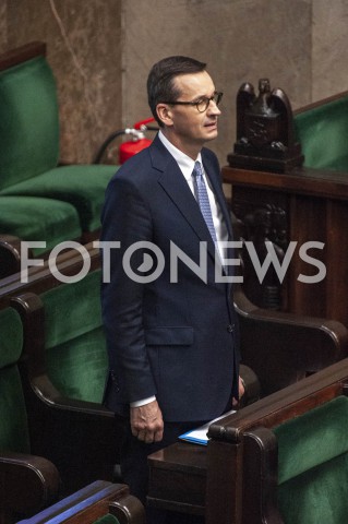  02.06.2020 WARSZAWA SEJM<br />
POSIEDZENIE SEJMU<br />
N/Z PREMIER MATEUSZ MORAWIECKI<br />
 