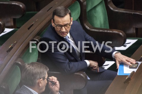  02.06.2020 WARSZAWA SEJM<br />
POSIEDZENIE SEJMU<br />
N/Z PREMIER MATEUSZ MORAWIECKI MAREK KUCHCINSKI<br />
 