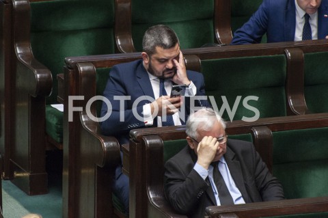  02.06.2020 WARSZAWA SEJM<br />
POSIEDZENIE SEJMU<br />
N/Z JAROSLAW KACZYNSKI KRZYSZTOF SOBOLEWSKI<br />
 