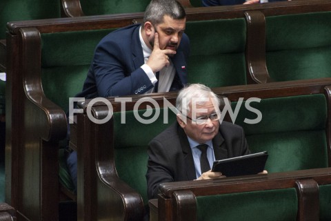  02.06.2020 WARSZAWA SEJM<br />
POSIEDZENIE SEJMU<br />
N/Z JAROSLAW KACZYNSKI KRZYSZTOF SOBOLEWSKI<br />
 