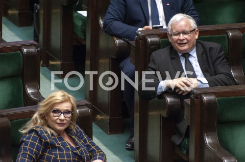  02.06.2020 WARSZAWA SEJM<br />
POSIEDZENIE SEJMU<br />
N/Z JAROSLAW KACZYNSKI MALGORZATA GOSIEWSKA<br />
 