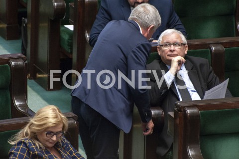  02.06.2020 WARSZAWA SEJM<br />
POSIEDZENIE SEJMU<br />
N/Z JAROSLAW KACZYNSKI MALGORZATA GOSIEWSKA<br />
 