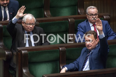  02.06.2020 WARSZAWA SEJM<br />
POSIEDZENIE SEJMU<br />
N/Z JAROSLAW KACZYNSKI MARIUSZ BLASZCZAK LEONARD KRASULSKI<br />
 