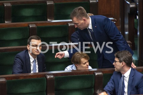  02.06.2020 WARSZAWA SEJM<br />
POSIEDZENIE SEJMU<br />
N/Z PREMIER MATEUSZ MORAWIECKI LUKASZ SCHREIBER<br />
 
