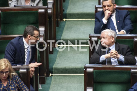  02.06.2020 WARSZAWA SEJM<br />
POSIEDZENIE SEJMU<br />
N/Z PREZES JAROSLAW KACZYNSKI PREMIER MATEUSZ MORAWIECKI<br />
 