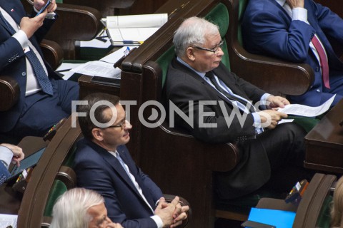  02.06.2020 WARSZAWA SEJM<br />
POSIEDZENIE SEJMU<br />
N/Z PREZES JAROSLAW KACZYNSKI PREMIER MATEUSZ MORAWIECKI<br />
 
