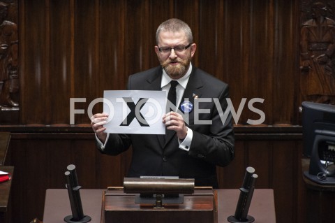  02.06.2020 WARSZAWA SEJM<br />
POSIEDZENIE SEJMU<br />
N/Z GRZEGORZ BRAUN<br />
 