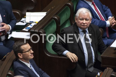  02.06.2020 WARSZAWA SEJM<br />
POSIEDZENIE SEJMU<br />
N/Z PREZES JAROSLAW KACZYNSKI PREMIER MATEUSZ MORAWIECKI<br />
 