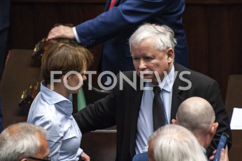  02.06.2020 WARSZAWA SEJM<br />
POSIEDZENIE SEJMU<br />
N/Z PREZES JAROSLAW KACZYNKI JADWIGA EMILEWICZ<br />
 