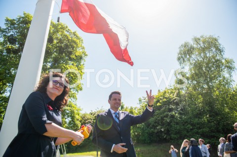  04.06.2020 - GDANSK<br />
WIZYTA RAFALA TRZASKOWSKIEGO W GDANSKU<br />
N/Z RAFAL TRZASKOWSKI ALEKSANDRA DULKIEWICZ<br />
 