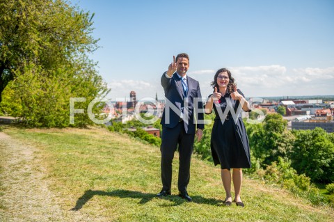  04.06.2020 - GDANSK<br />
WIZYTA RAFALA TRZASKOWSKIEGO W GDANSKU<br />
N/Z RAFAL TRZASKOWSKI ALEKSANDRA DULKIEWICZ<br />
 
