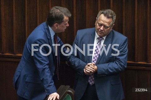  19.06.2020 WARSZAWA SEJM<br />
POSIEDZENIE SEJMU<br />
N/Z MARIUSZ BLASZCZAK JAROSLAW ZIELINSKI<br />
 