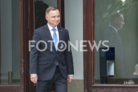  06.07.2020 WARSZAWA<br />
PODPISANIE PRZEZ PREZYDENTA RP ANDRZEJA DUDE PROJEKTU ZMIAN W KONSTYTUCJI<br />
N/Z PREZYDENT ANDRZEJ DUDA<br />
 