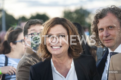  12.07.2020 WARSZAWA<br />
WIECZOR WYBORCZY RAFALA TRZASKOWSKIEGO <br />
Rafal Trzaskowski's electoral evening in Warsaw, Poland <br />
N/Z MALGORZATA KIDAWA BLONSKA JACEK KARNOWSKI<br />
 