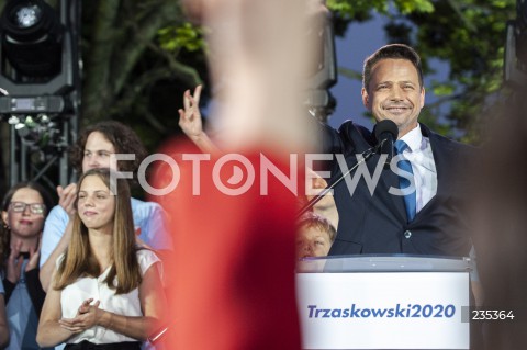  12.07.2020 WARSZAWA<br />
WIECZOR WYBORCZY RAFALA TRZASKOWSKIEGO <br />
Rafal Trzaskowski's electoral evening in Warsaw, Poland <br />
N/Z RAFAL TRZASKOWSKI<br />
 