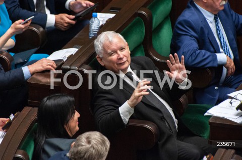  15.07.2020 WARSZAWA SEJM<br />
POSIEDZENIE SEJMU<br />
WNIOSEK O WOTUM NIEUFNOSCI DLA MINISTRA SPRAW WEWNETRZNYCH ORAZ MINISTRA SPRAWIEDLIWOSCI<br />
N/Z JAROSLAW KACZYNSKI<br />
 
