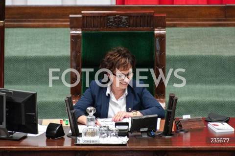  15.07.2020 WARSZAWA SEJM<br />
POSIEDZENIE SEJMU<br />
WNIOSEK O WOTUM NIEUFNOSCI DLA MINISTRA SPRAW WEWNETRZNYCH ORAZ MINISTRA SPRAWIEDLIWOSCI<br />
N/Z ELZBIETA WITEK<br />
 