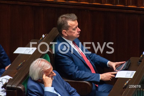  15.07.2020 WARSZAWA SEJM<br />
POSIEDZENIE SEJMU<br />
WNIOSEK O WOTUM NIEUFNOSCI DLA MINISTRA SPRAW WEWNETRZNYCH ORAZ MINISTRA SPRAWIEDLIWOSCI<br />
N/Z MARIUSZ BLASZCZAK<br />
 