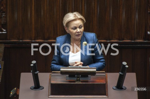  23.07.2020 WARSZAWA SEJM<br />
POSIEDZENIE SEJMU<br />
N/Z KRYSTYNA SKOWRONSKA<br />
 