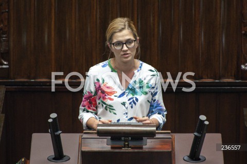  23.07.2020 WARSZAWA SEJM<br />
POSIEDZENIE SEJMU<br />
N/Z MAGDALENA BIEJAT<br />
 