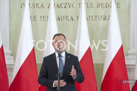  04.08.2020 WARSZAWA<br />
POSIEDZENIE NSZZ RI SOLIDARNOSC<br />
N/Z PREZYDENT ANDRZEJ DUDA<br />
 