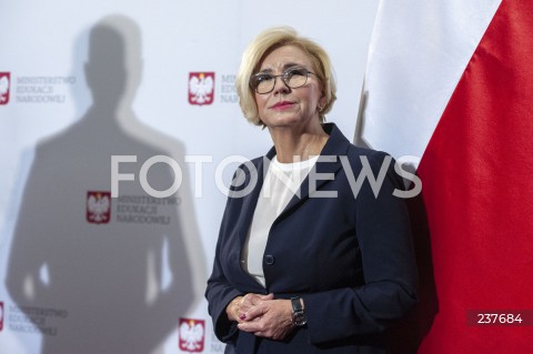  05.08.2020 WARSZAWA KEN<br />
KONFERENCJA W MINISTERSTWIE EDUKACJI NARODOWEJ NT. POWROTU UCZNIOW DO SZKOL OD 1 WRZESNIA<br />
N/Z MARZENA MACHALEK<br />
 